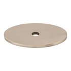 Oval 1 1/2" Knob Backplate in Brushed Satin Nickel