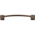 Oval Thin 7" Centers Bar Pull in German Bronze