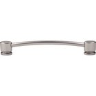 Oval Thin 7" Centers Bar Pull in Pewter Antique
