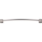 Oval Thin 12" Centers Bar Pull in Pewter Antique
