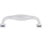 Contour 3 3/4" Centers Bar Pull in Polished Chrome