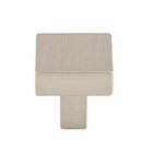 Channing 1 1/16" Long Square Knob in Brushed Satin Nickel