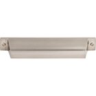 Channing 5" Centers Cup Pull in Brushed Satin Nickel