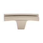 Flared 2 5/8" Long Rectangle Knob in Brushed Satin Nickel
