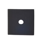 Square 1" Knob Backplate in Flat Black